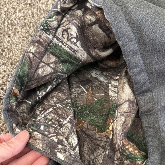 Under Armour Charcoal Hoodie with Pink and Camo Accents - Picture 2 of 12